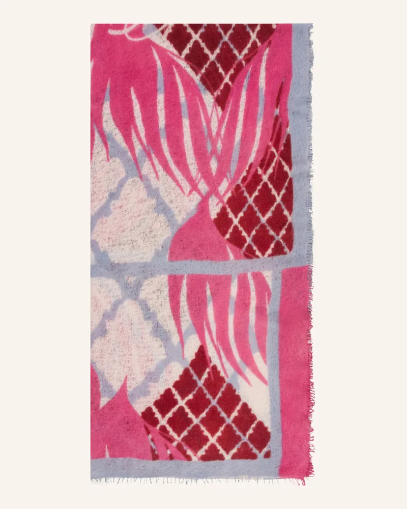 Puschoen Cashmere-Schal FEUERVOGEL Pink