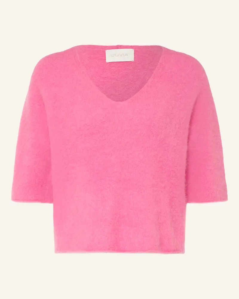 Juvia Pullover Sinja Mit Alpaka Und 3/4-Arm pink Pink