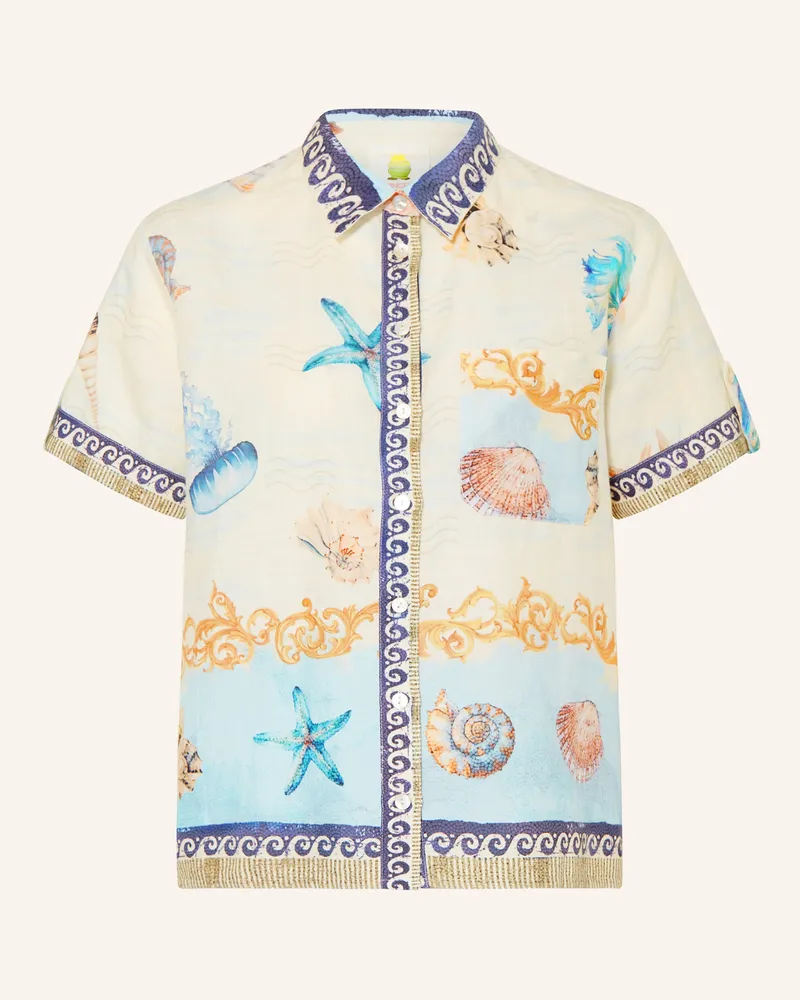 Princess goes Hollywood Hemdbluse Aus Leinen weiss Ecru