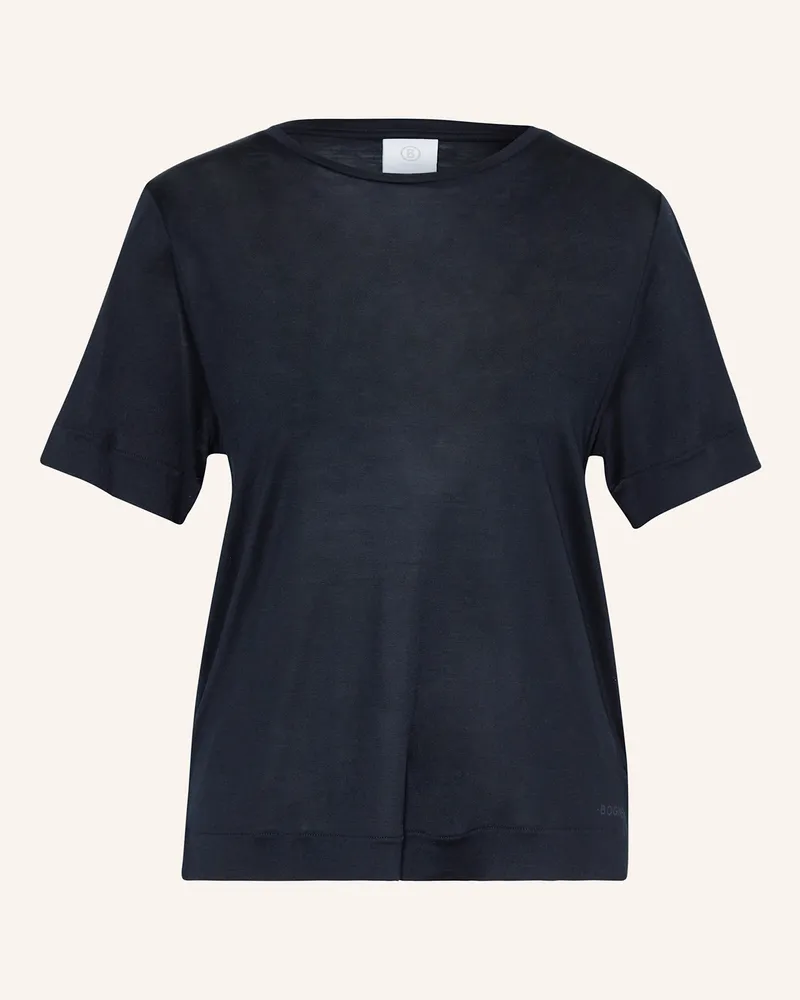 Bogner T-Shirt SIENNA aus Seide Dunkelblau