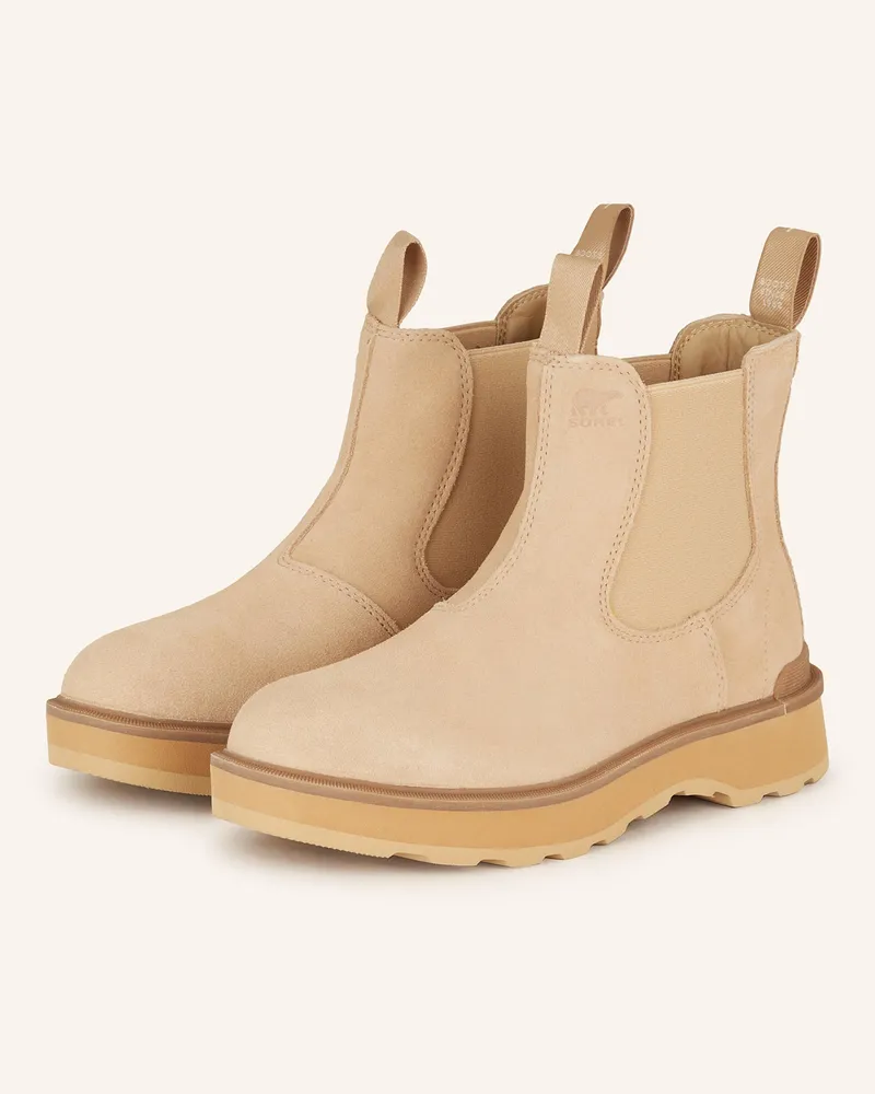 Sorel Chelsea-Boots Hellbraun