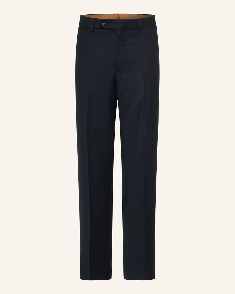 Berwich Flanellhose Negroni Wide Fit blau Dunkelblau
