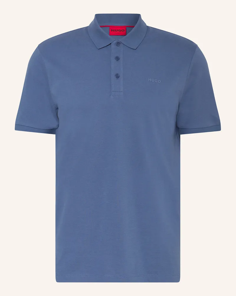 HUGO BOSS Piqué-Poloshirt Donos Regular Fit blau Blau