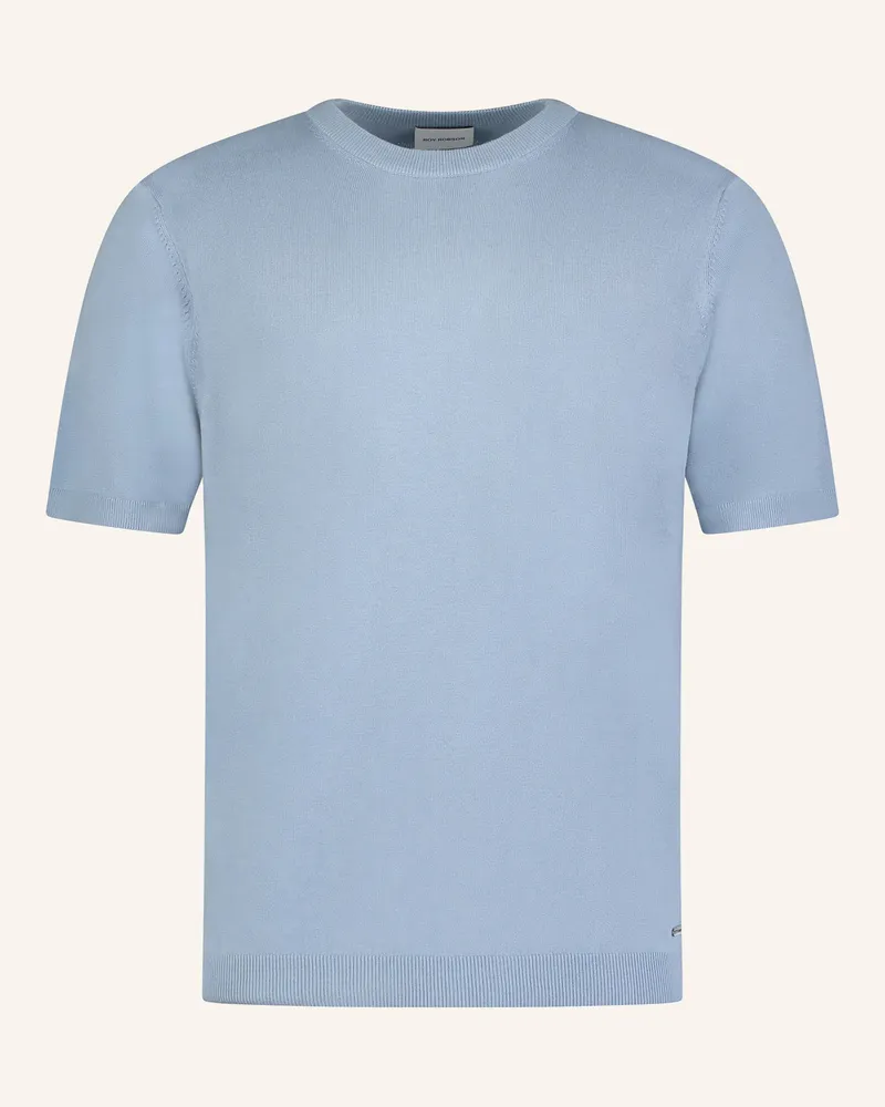 Roy Robson Strickshirt blau Hellblau