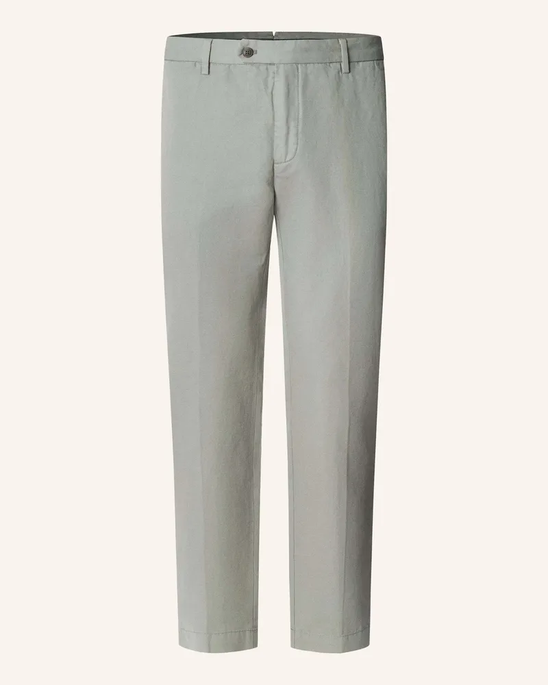 Hackett Chino Cotton Linen Chino grau Grau