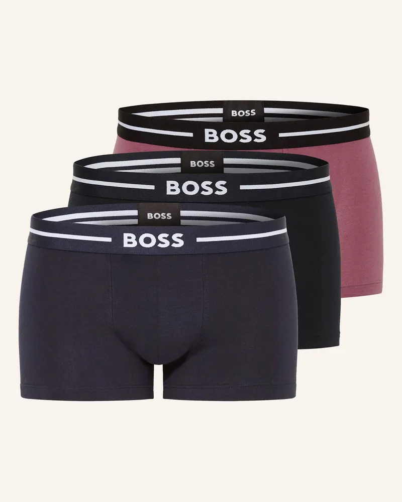 HUGO BOSS 3er-Pack Boxershorts Schwarz