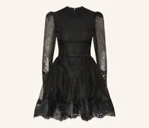 Cocktailkleid HYPNOTIC mit Leinen und Seide