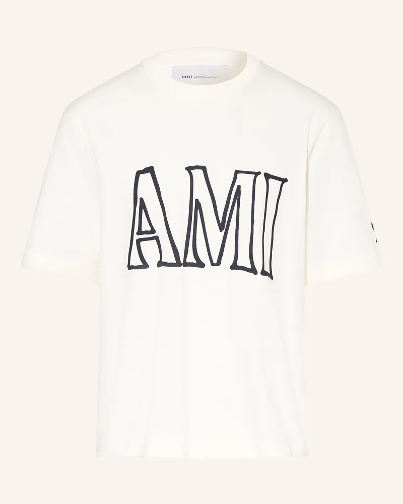 AMI Paris T-Shirt Ecru