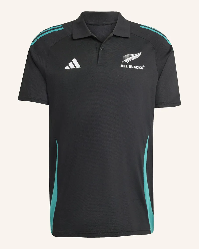 adidas ALL BLACKS TRAINING POLOSHIRT Schwarz
