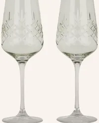 FREDERIK BAGGER 2er-Set Weingläser CRISPY MADAME TOPAZ Gruen