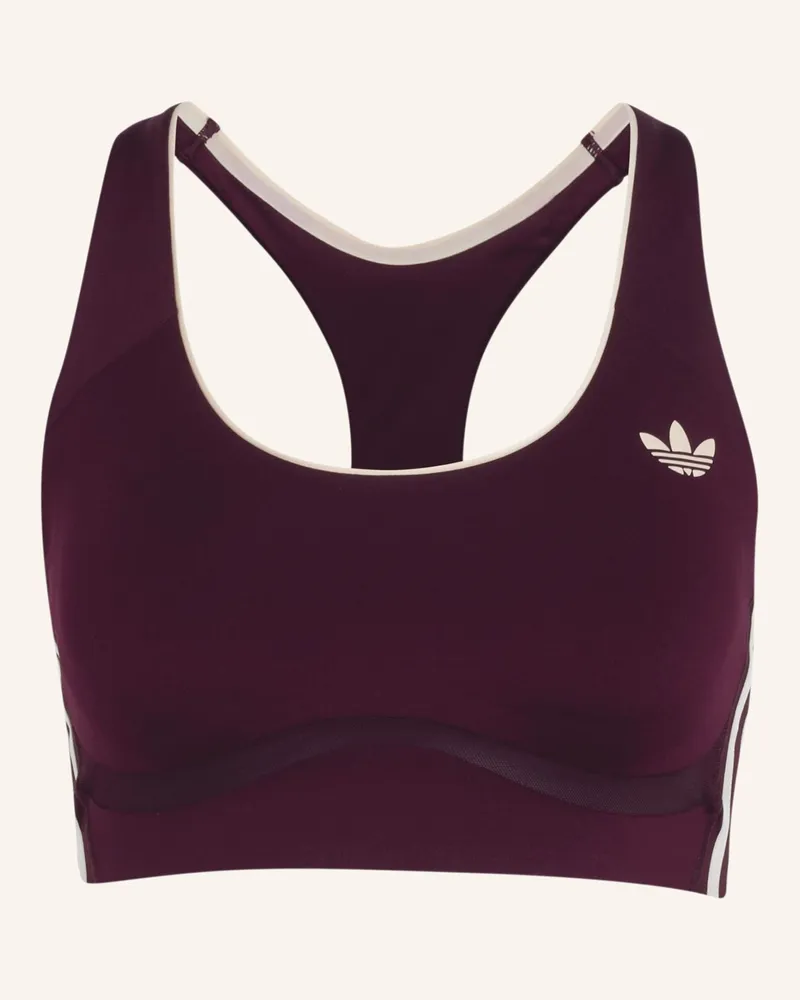 adidas Adidas Originals Sport-Bh, Mittlerer Halt rot Rot