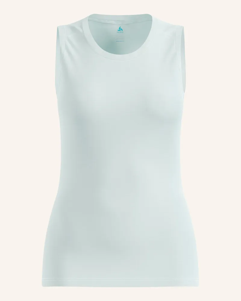 Odlo Funktionswäsche-Top Natural Merino 160 Aus Merinowolle blau Türkis
