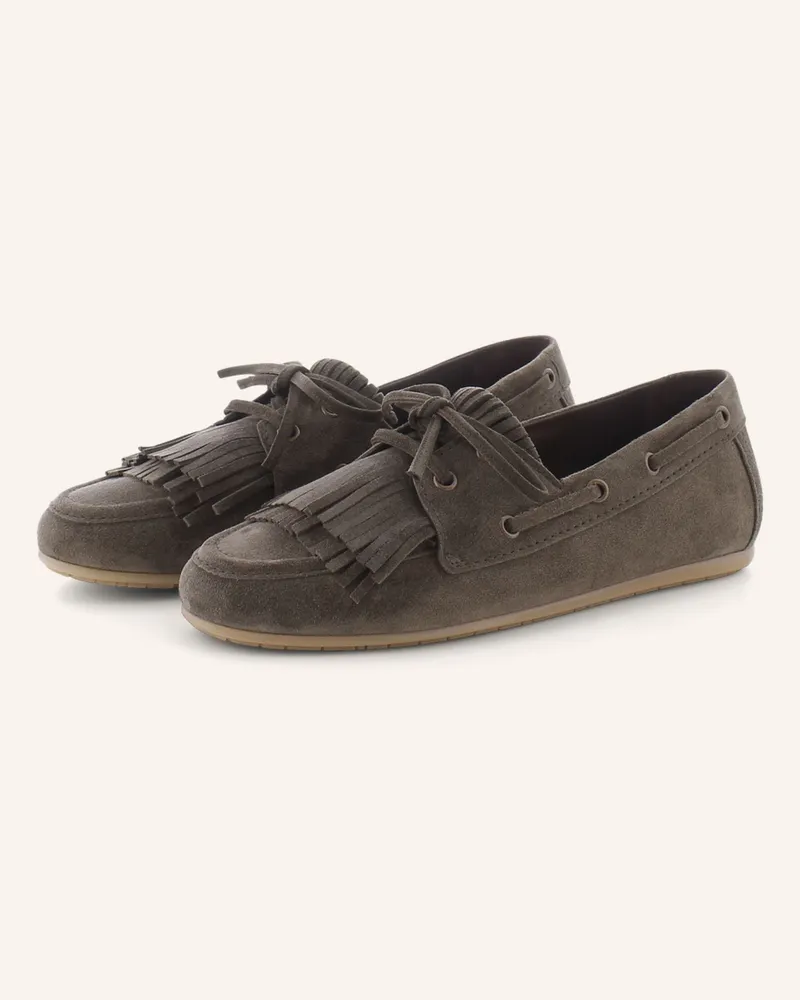 Kennel & Schmenger Loafer Drop gruen Dunkelgrün