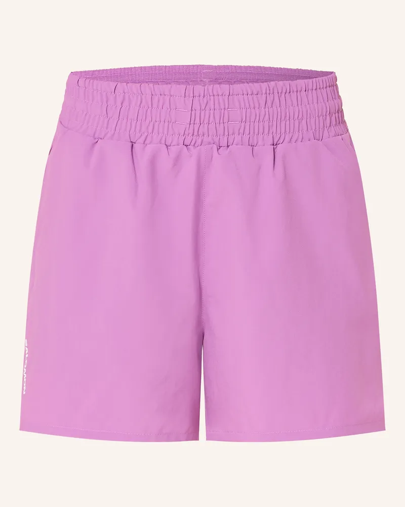 Salomon 2-In-1-Laufshorts Shakeout Core pink Pink