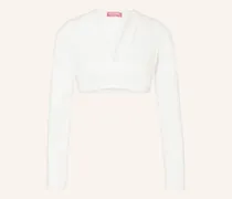 Dirndlbluse Wiebke Mit Spitze weiss