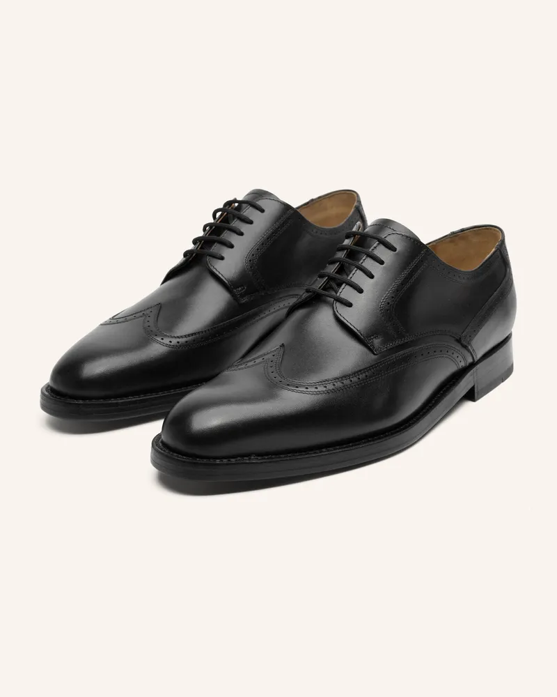 Heinrich Dinkelacker Schnürer LUZERN FULL-BROGUE BC Schwarz