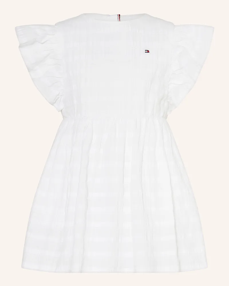 Tommy Hilfiger Kleid mit Volants Weiss