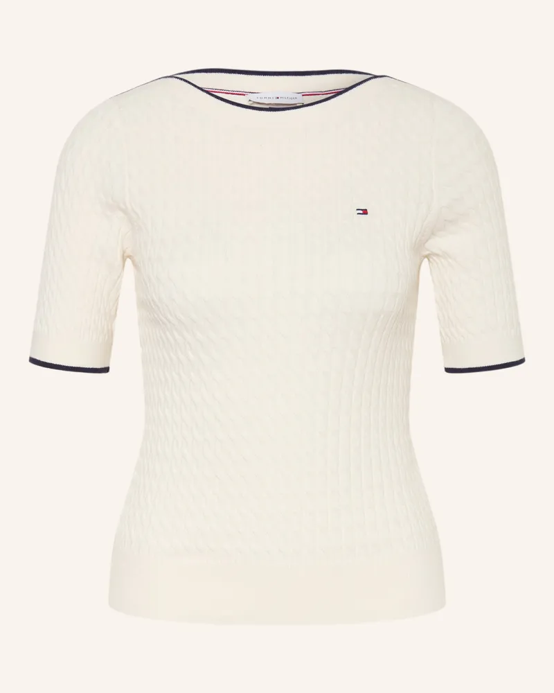 Tommy Hilfiger Strickshirt weiss Ecru