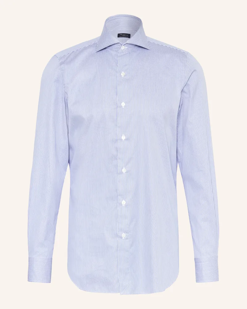 Finamore 1925 Hemd Napoli Eduardo Regular Fit blau Weiss