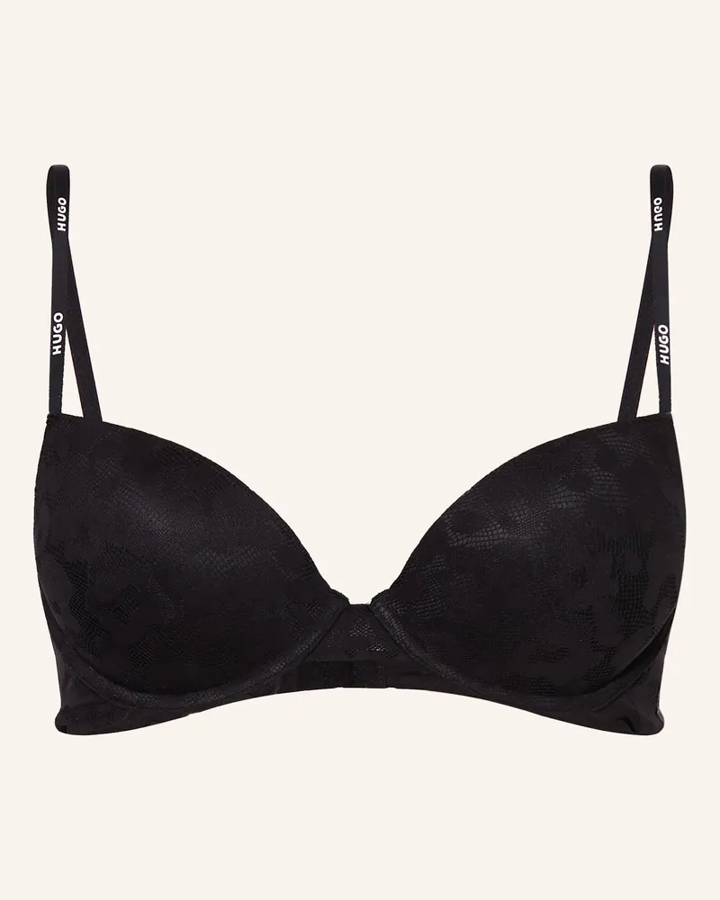 HUGO BOSS Push-up-BH LEO LACE Schwarz