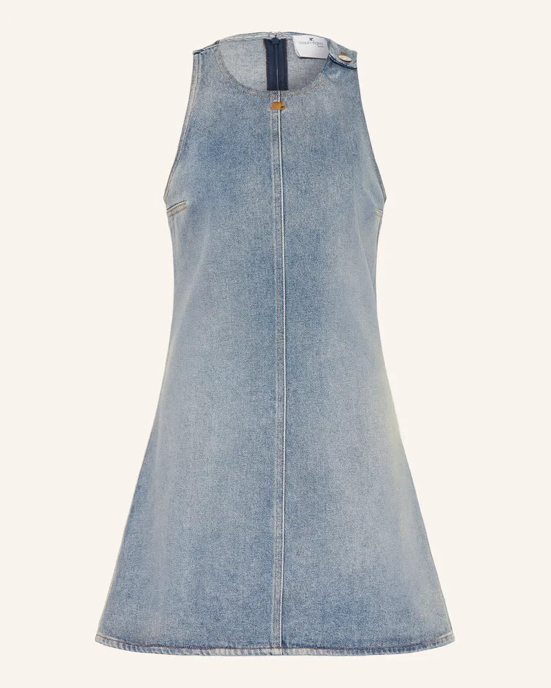 Courrèges Jeanskleid Blau