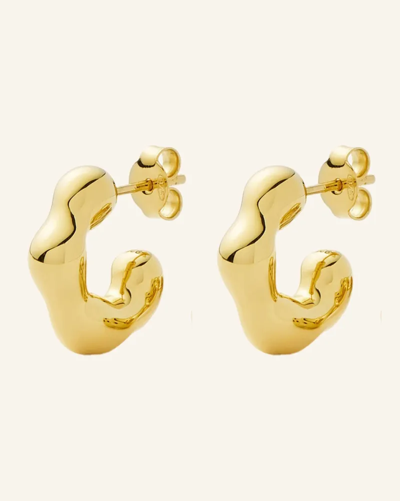 Missoma Kreolen Eny Lee Parker Mini Hoops By Glambou gold Gold