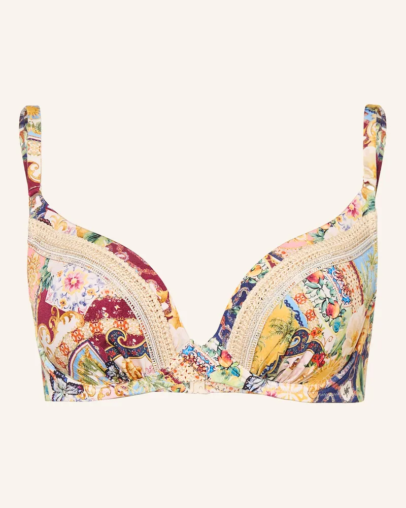 watercult Bügel-Bikini-Top TREASURED TROVE Dunkelgelb