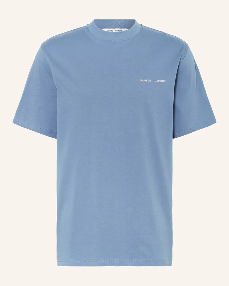 Samsøe & Samsøe T-Shirt NORSBRO Blau