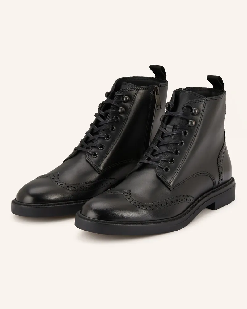 HUGO BOSS Schnürboots Calev schwarz Schwarz