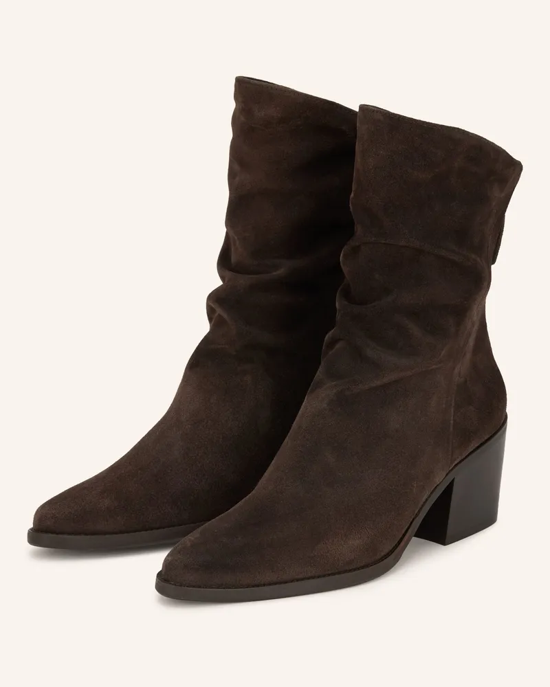 paul green Stiefeletten braun Dunkelbraun
