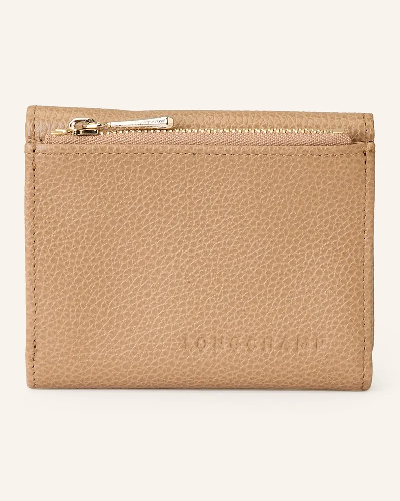 Longchamp Geldbörse Foulonne Compact Wallet beige Hellbraun
