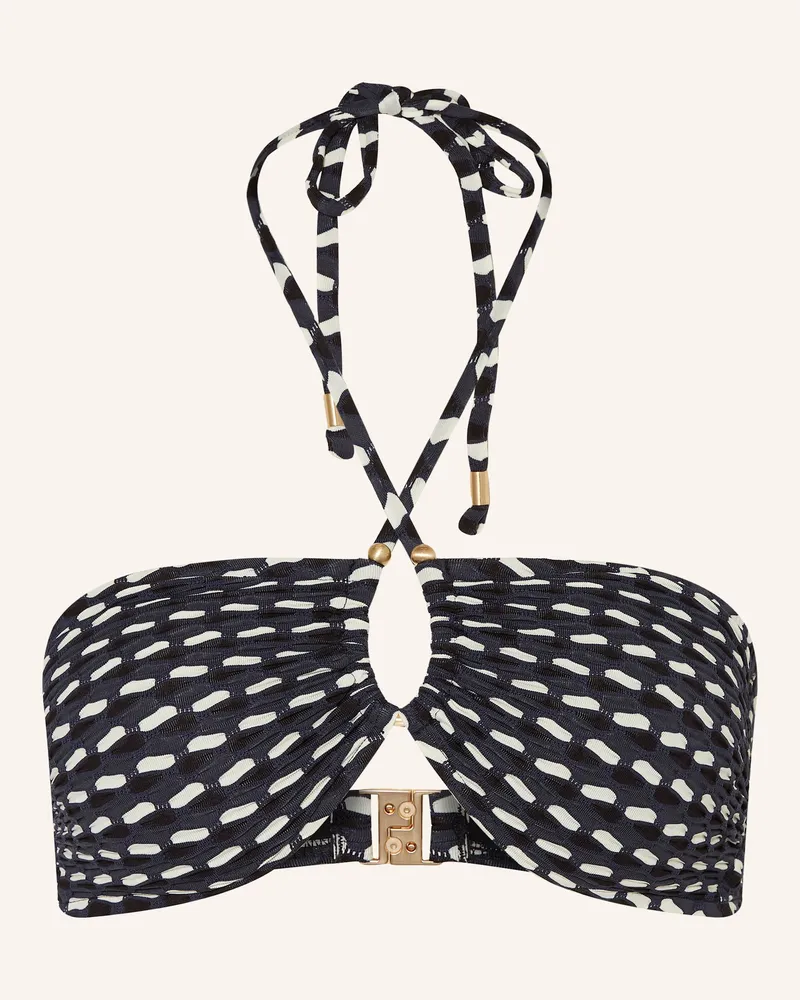 Seafolly Australia Bandeau-Bikini-Top MALA Dunkelblau