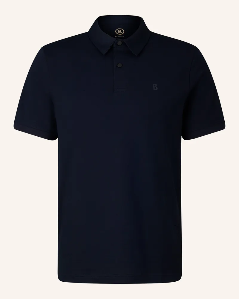 Bogner Piqué-Poloshirt TIMO Regular Fit Dunkelblau