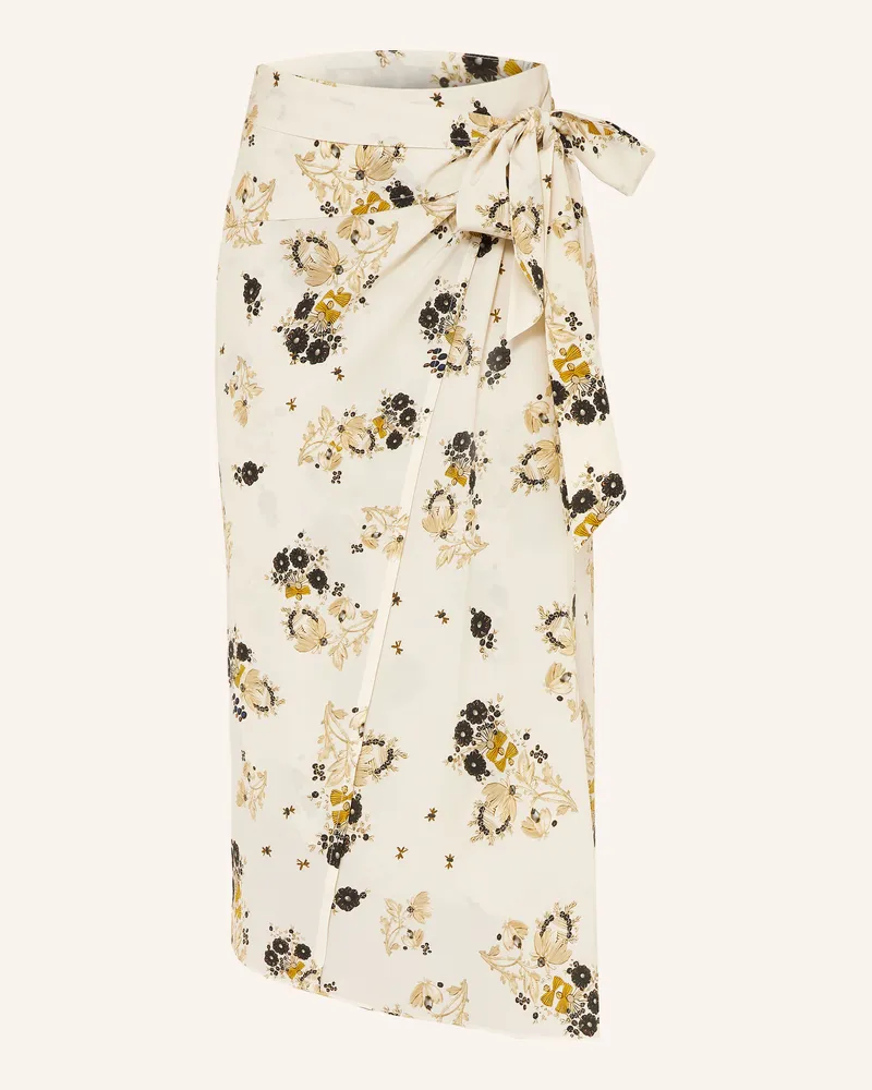 Isabel Marant Wickelrock Faniry Mit Seide weiss Ecru