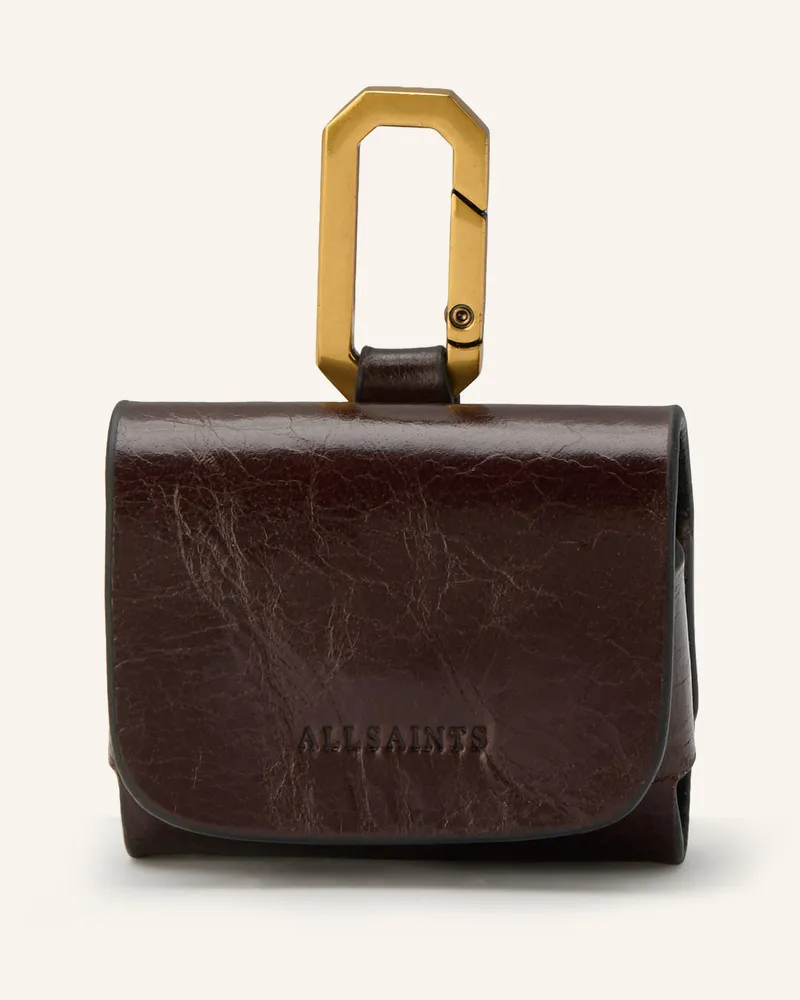 AllSaints AirPods-Case Dunkelbraun