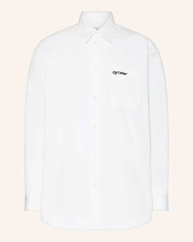 OFF-WHITE Hemd Comfort Fit Weiss