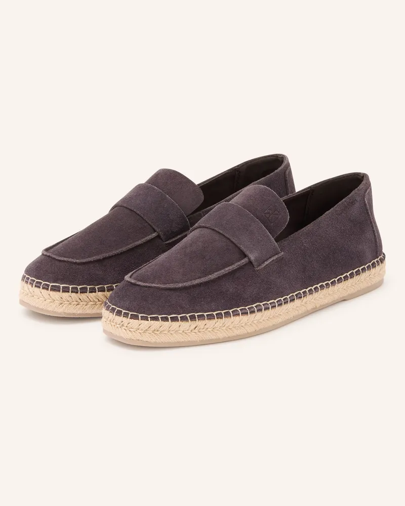 Calvin Klein Espadrilles grau Dunkelgrau