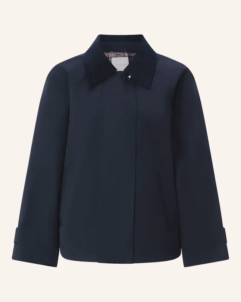 Rich&Royal Trench-Jacke blau Dunkelblau