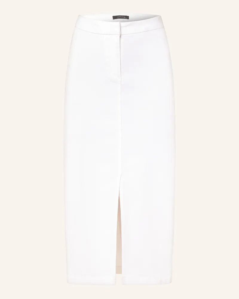 COMMA Jeansrock Weiss