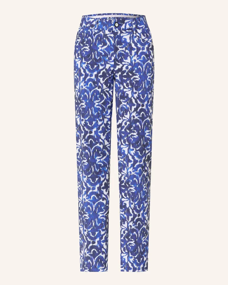 Alberto Golfhose Jana-Cr - Ornament Jersey blau Dunkelblau