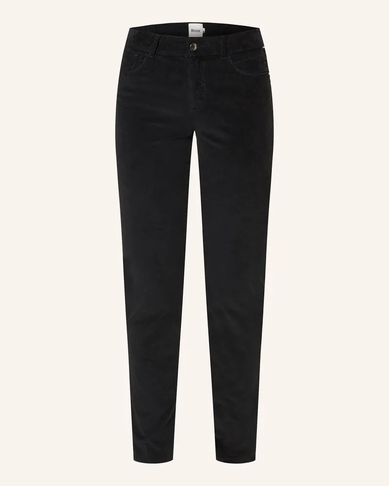 Brax Skinny Jeans Shakira Aus Cord schwarz Schwarz