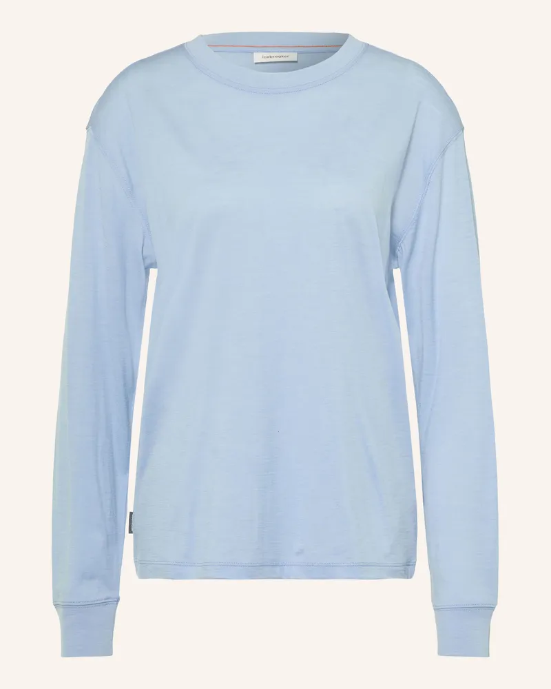 Icebreaker Funktionsshirt Merino 150 Tech Lite Aus Merinowolle blau Hellblau