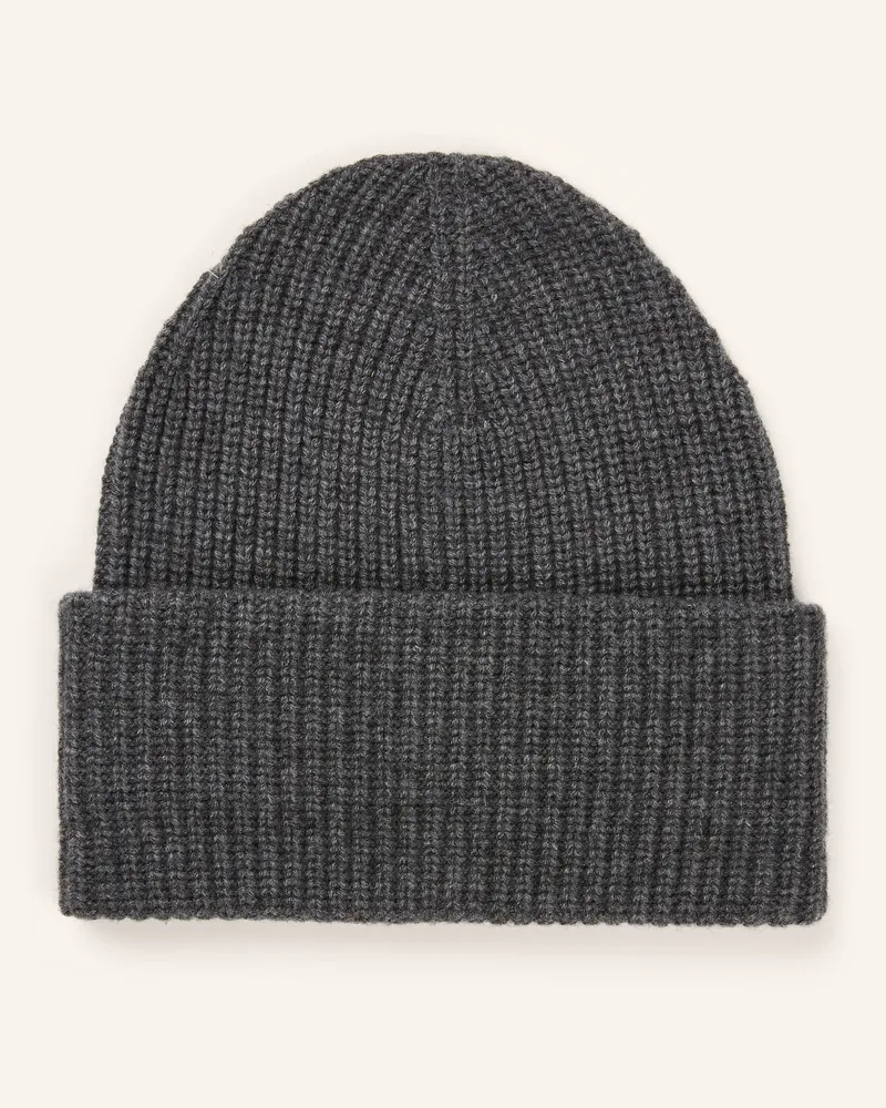 Mrs & HUGS Mütze Mit Cashmere grau Grau