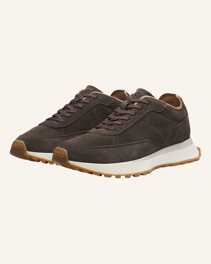 HUGO BOSS Sneaker Jonah_Runn_Sdpf braun Dunkelbraun