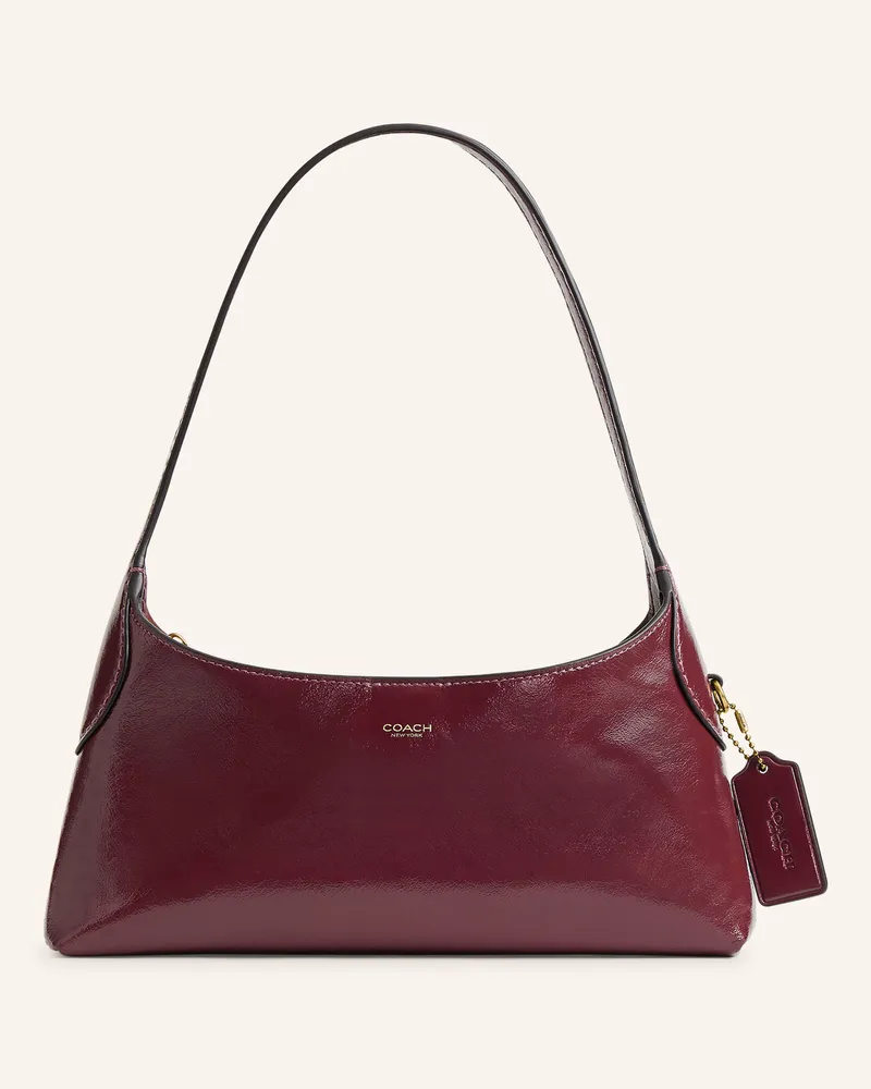 Coach Schultertasche Brooklyn rot Dunkelrot