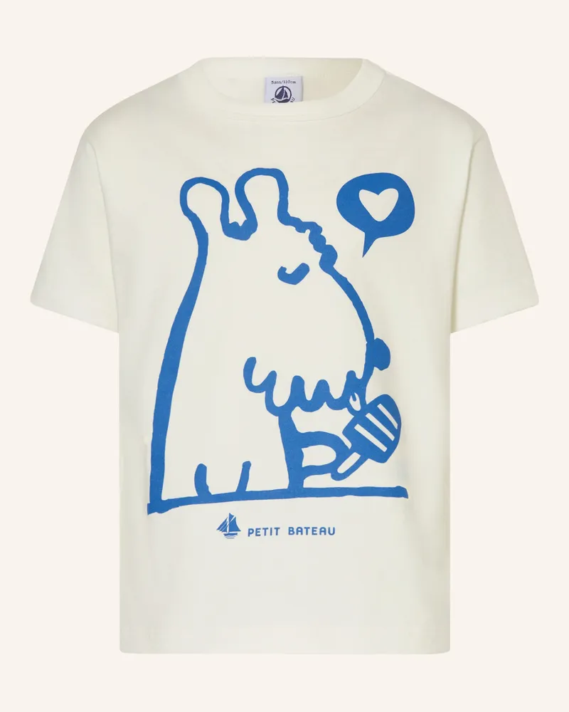Petit Bateau T-Shirt weiss Creme