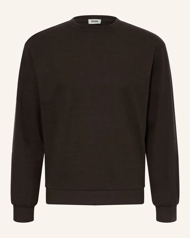 Drykorn Sweatshirt Kario braun Dunkelbraun