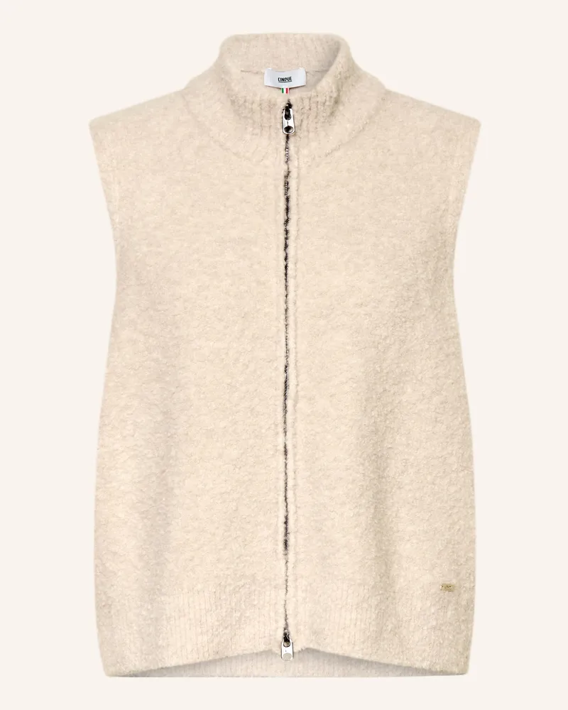 cinque Strickweste Cicha beige Ecru