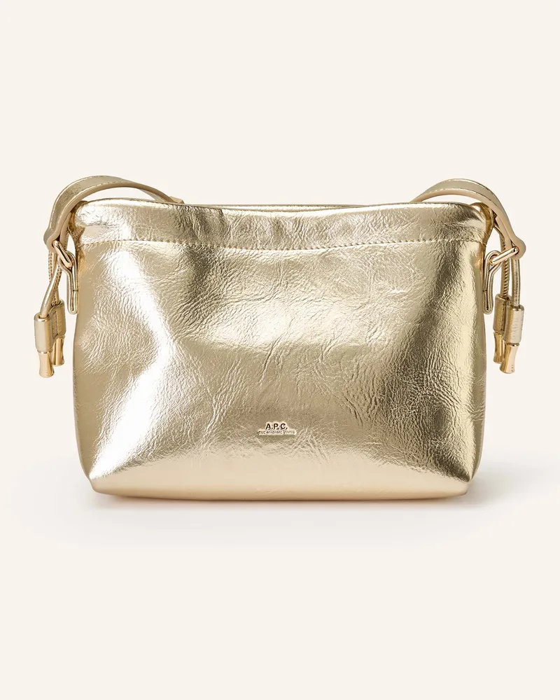 A.P.C. Umhängetasche NINON MINI Gold