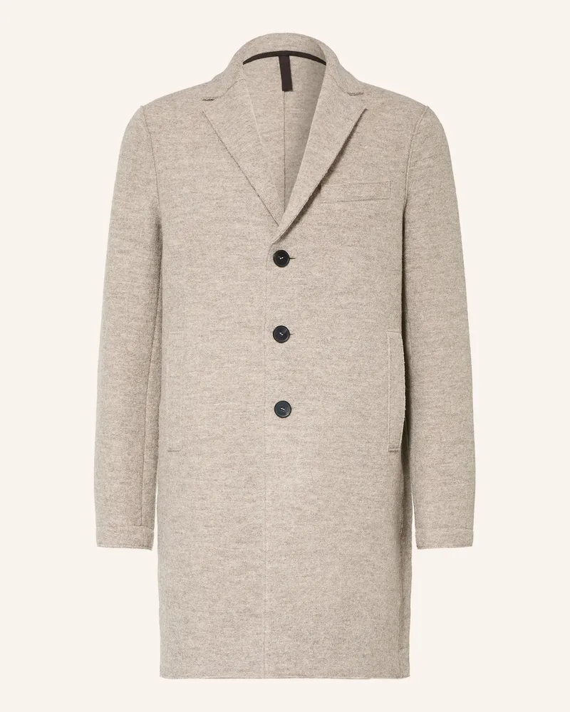 Harris Wharf London Wollmantel beige Hellbraun